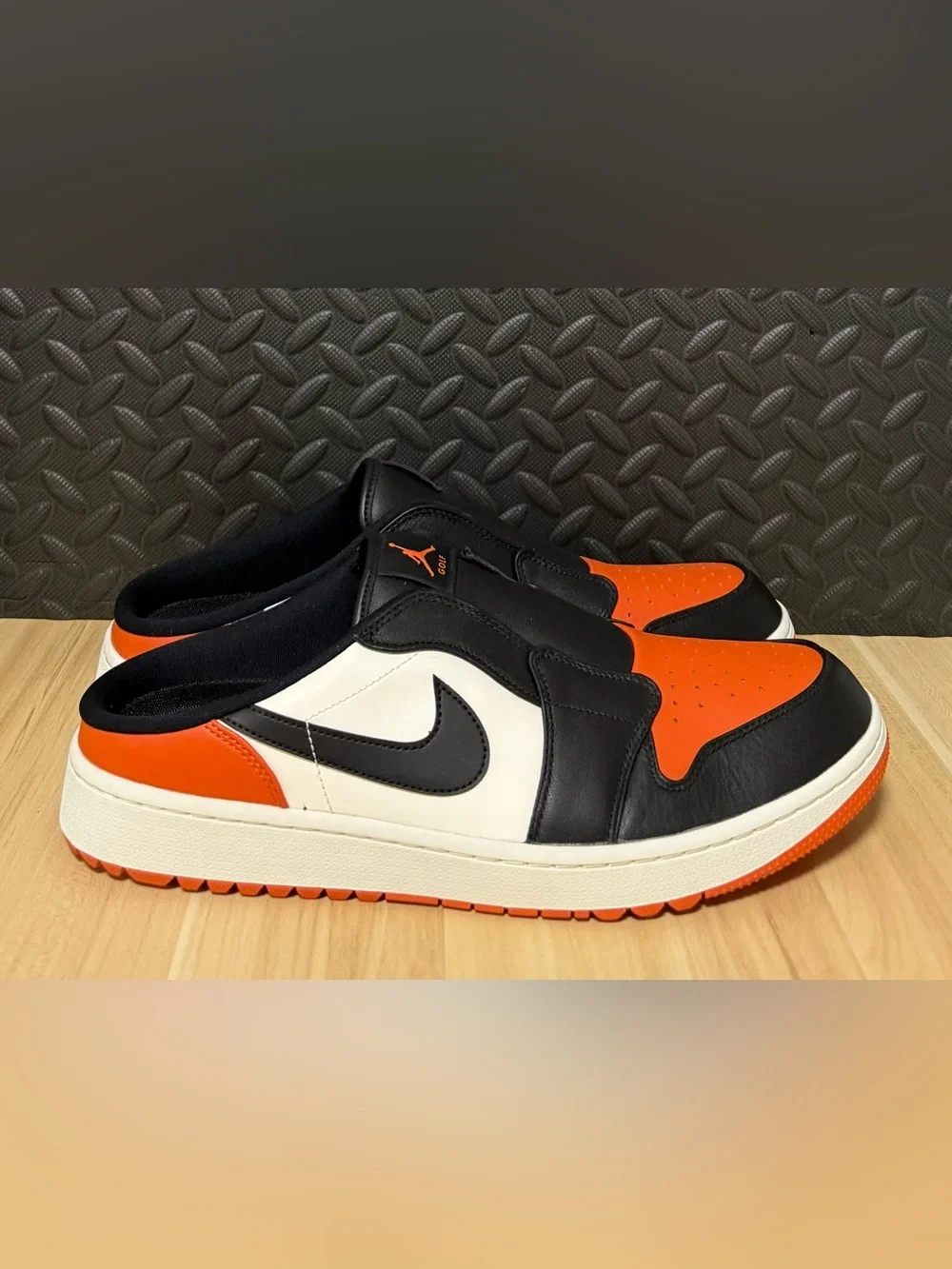 Nike Air Jordan 1 Mule Shattered Backboard Golf Shoes FJ1214-800 Mens Size 13
